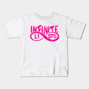 Infinite lists Merch Kids T-Shirt